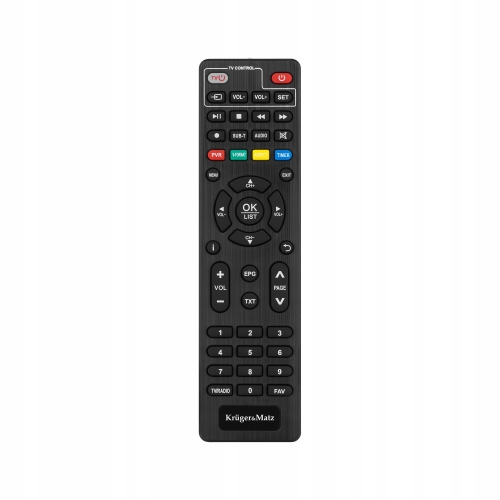 Tuner dekoder DVB-T HEVC Kruger&Matz H.265 KM0550D SCART EPG USB dekoder