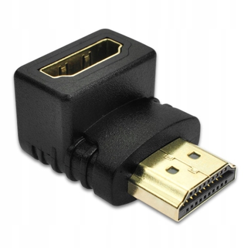 Adapter HDMI 2.0 Interlook HA-90-Black ultra hd 4k ethernet audio