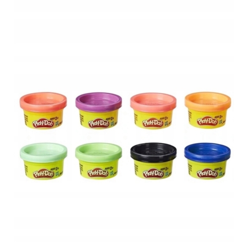 PLAY-DOH CIASTOLINA 8-PAK TĘCZOWA 448g MIX KOLORÓW NA PREZENT HASBRO E5062