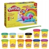 PLAY-DOH CIASTOLINA MODELINA 12 TUB MIX KOLORÓW BROKAT GLITTER BRILLANT