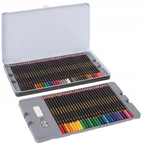 Kredki świecowe Craft Sensations w metalowym opakowaniu 66 szt