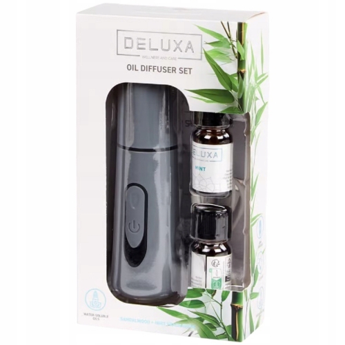 Dyfuzor zapachowy Deluxa 2 olejki eteryczne premium drzewo sandałowe mięta