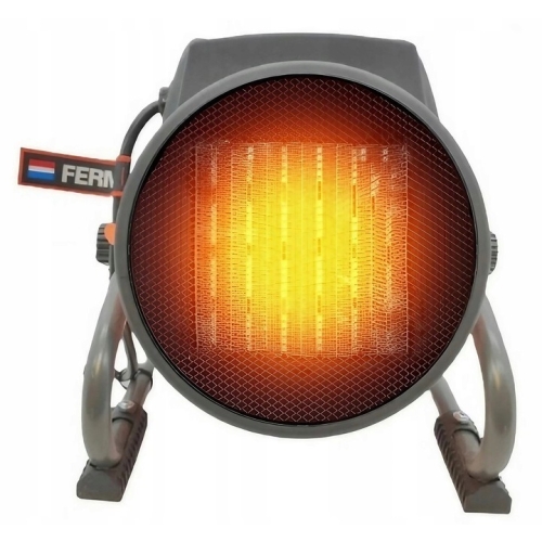 Grzejnik Farelka Nagrzewnica Ceramiczna Elektryczna 2000 W FERM CZARNY