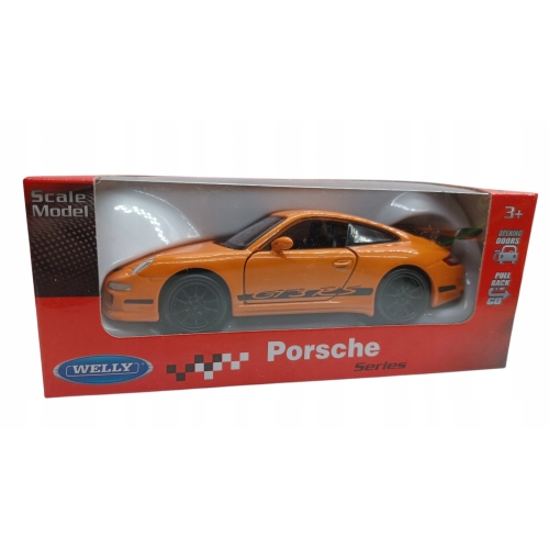 PORSCHE 911 GT3 RS METALOWY KOLEKCJONERSKI MODEL SAMOCHODU Z NAPĘDEM 1:34 P