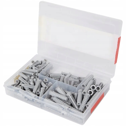 Kołki montażowe Fischer Profi-Box SX 3 rozmiary 5 6 8 mm zestaw 150 sztuk