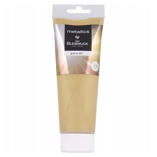 Farba akrylowa profesjonalna Gold Złota Metaliczna Van Bleiswijck 250ml