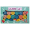 PIECZĄTKI STEMPLE DO DEKOROWANIA TŁOCZĄCE Z RÓŻNYMI MOTYWAMI 12 ELEMENTÓW F