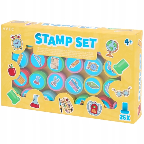 PIECZĄTKI STEMPLE DO DEKOROWANIA TŁOCZĄCE Z RÓŻNYMI MOTYWAMI 12 ELEMENTÓW F