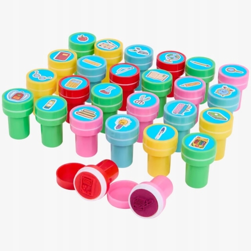 PIECZĄTKI STEMPLE DO DEKOROWANIA TŁOCZĄCE Z RÓŻNYMI MOTYWAMI 12 ELEMENTÓW F