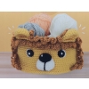 ZESTAW DO SZYDEŁKOWANIA WŁÓCZKI SZYDEŁKO IGŁA 16 cm KOSZYK PANDA AVEC