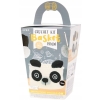 ZESTAW DO SZYDEŁKOWANIA WŁÓCZKI SZYDEŁKO IGŁA 16 cm KOSZYK PANDA AVEC