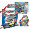 Garaż kaskaderski Stunt Garage Hot Wheels City Mattel Auto Czarne GNL70 4+