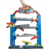Garaż kaskaderski Stunt Garage Hot Wheels City Mattel Auto Czarne GNL70 4+