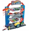 Garaż kaskaderski Stunt Garage Hot Wheels City Mattel Auto Czarne GNL70 4+