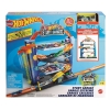 Garaż kaskaderski Stunt Garage Hot Wheels City Mattel Auto Czarne GNL70 4+