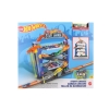 Garaż kaskaderski Stunt Garage Hot Wheels City Mattel Auto Czarne GNL70 4+