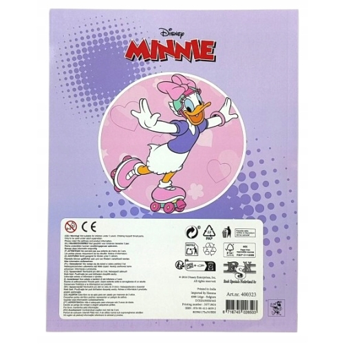 KOLOROWANKA DISNEY MINNIE MEGA COLOR Z NAKLEJKAMI KACZOR DONALD DAISY PLUTO