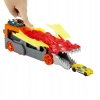 Transporter Wyrzutnia Hot Wheels Lets Race City Smok Dragon Autko Żółte 86
