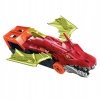 Transporter Wyrzutnia Hot Wheels Lets Race City Smok Dragon Autko Żółte 86
