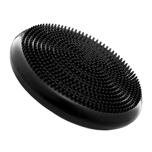 PODUSZKA FITNESS BALANSOWA POWIETRZNA SENSORYCZNA MOCNA 33 cm x 5 cm CZARNA