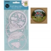 Wykrojnik szablon 3D Scenka Auto ŚLUB do wycinania embossing avec 3 sztuki