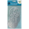 Wykrojnik szablon 3D Scenka skuter do wycinania embossing avec 3 sztuki
