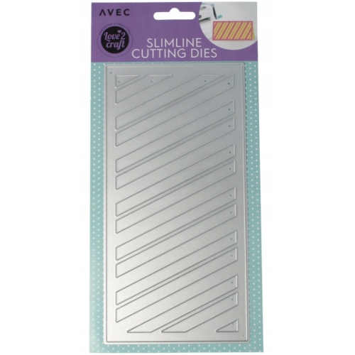 Wykrojnik szablon Slimline do wycinania kształtów Paski Embossing 10,5 x 21