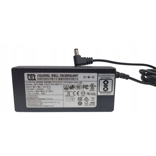 Zasilacz KPL-060F-VI 60W DEKODER VECTRA CANAL+ POLSAT NC+ WIFIBOX 12V 5A