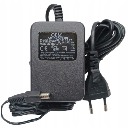 Zasilacz OEM AD-121ABDT DEKODER VECTRA CANAL+ POLSAT NC+ WIFIBOX 12V 1A