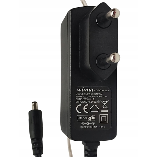 Zasilacz YN6W-0500100VZ DEKODERY CANAL+ POLSAT NC+ SWITCH LED WIFIBOX 5V 1A