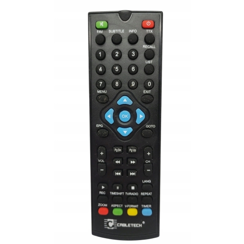 Oryginalny Pilot Dekoder Tuner DVBT Cabletech URZ0323M / URZ0195 / PIL0329