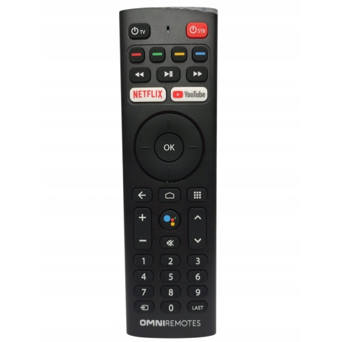 Oryginalny Pilot Cyfrowy Polsat Box dekoder 4K NETFLIX YOOUTUBE OMNIREMOTES