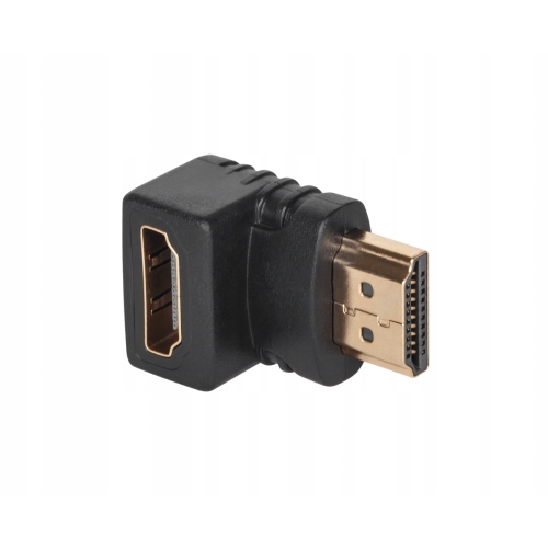 Adapter kątowy łącznik HDMI 2.0 Black ultra hd 4k audio ZLA0666