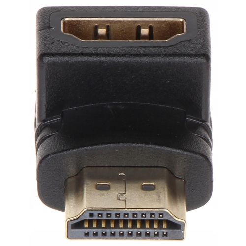 Adapter kątowy łącznik HDMI 2.0 Black ultra hd 4k audio ZLA0666