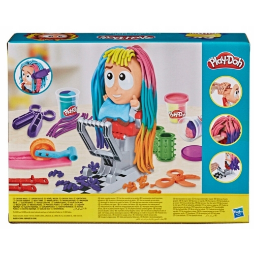 PLAY-DOH F1260 CIASTOLINA ZESTAW SZALONY FRYZJER+8 TUB F1260 NA PREZENT