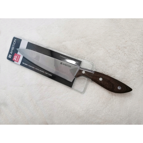 Nóż Ambition SZEFA KUCHNI 32 CM OSTRZE 20 CM NIERDZEWNA STAL UNIWERSALNY