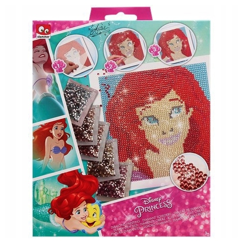 Mozaika wyszywanie HAFT DIAMENTAMI PRINCESS BELLE ARIEL NOWE HOBBY DIY