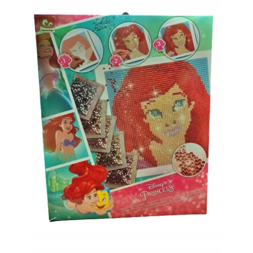 Mozaika wyszywanie HAFT DIAMENTAMI PRINCESS BELLE ARIEL NOWE HOBBY DIY