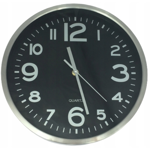 WALL CLOCK STUDIO HOME ZEGAR ŚCIENNY 29 cm CZARNY