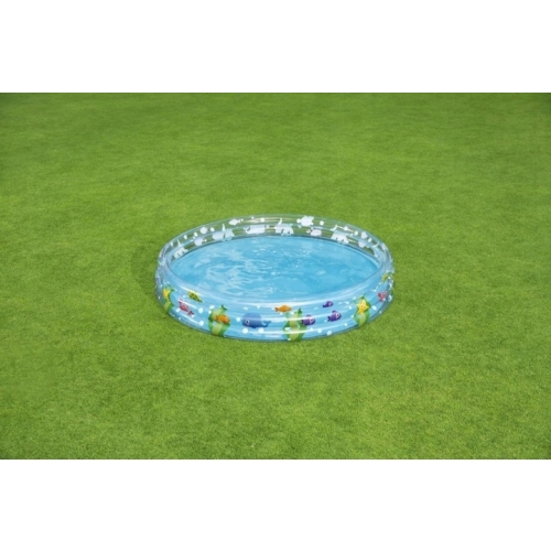 BASEN DMUCHANY DLA DZIECI BESTWAY 183 x 33cm rozporowy mocny rybki żółw