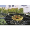 KAMIEŃ DO PIZZY KORDIERYTOWY OKRĄGŁY 34 CM NOŻ I PODSTAWKA PIEKARNIK GRILL