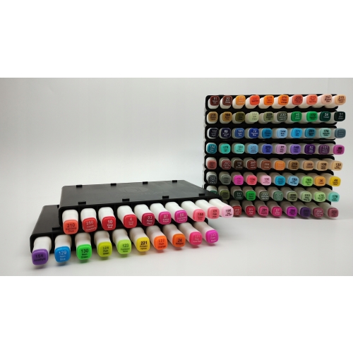 TWINMARKERY PROFESJONALNE 10 SZTUK AKWARELOWE DECO TIME FIOLETOWE 79-188