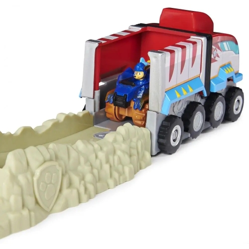 PAW PATROL DINO RESCUE CHASE ZESTAW TOR Z WYRZUTNIĄ T-REX NIEBIESKIE AUTKO