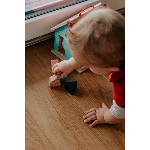 DOMEK AKTYWIZUJĄCY FIGURY GEOMETRYCZNE MEGA ZABAWA Mini Matters zabawka