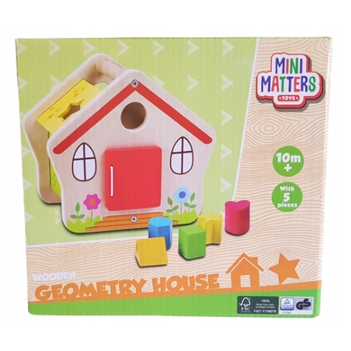 DOMEK AKTYWIZUJĄCY FIGURY GEOMETRYCZNE MEGA ZABAWA Mini Matters zabawka