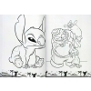 KOLOROWANKA DISNEY STITCH I PRZYJACIELE MEGA COLOR Z NAKLEJKAMI 128 STRON