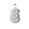 Porcelanowa etażerka patera 3-poziomowa Patera Excellent Houseware 35 cm