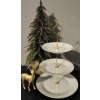 Porcelanowa etażerka patera 3-poziomowa Patera Excellent Houseware 35 cm