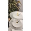 Porcelanowa etażerka patera 3-poziomowa Patera Excellent Houseware 35 cm
