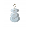 Porcelanowa etażerka patera 3-poziomowa Patera Excellent Houseware 35 cm